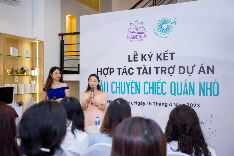 Mandala Beauty & Care ký kết hợp tác tài trợ dự án