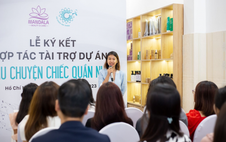 Mandala Beauty & Care ký kết hợp tác tài trợ dự án 