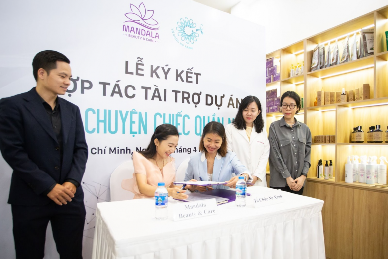 Mandala Beauty & Care ký kết hợp tác tài trợ dự án
