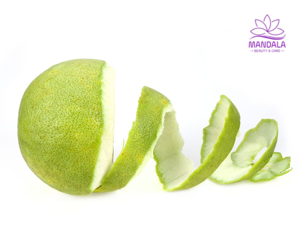 gội đầu bằng vỏ bưởi