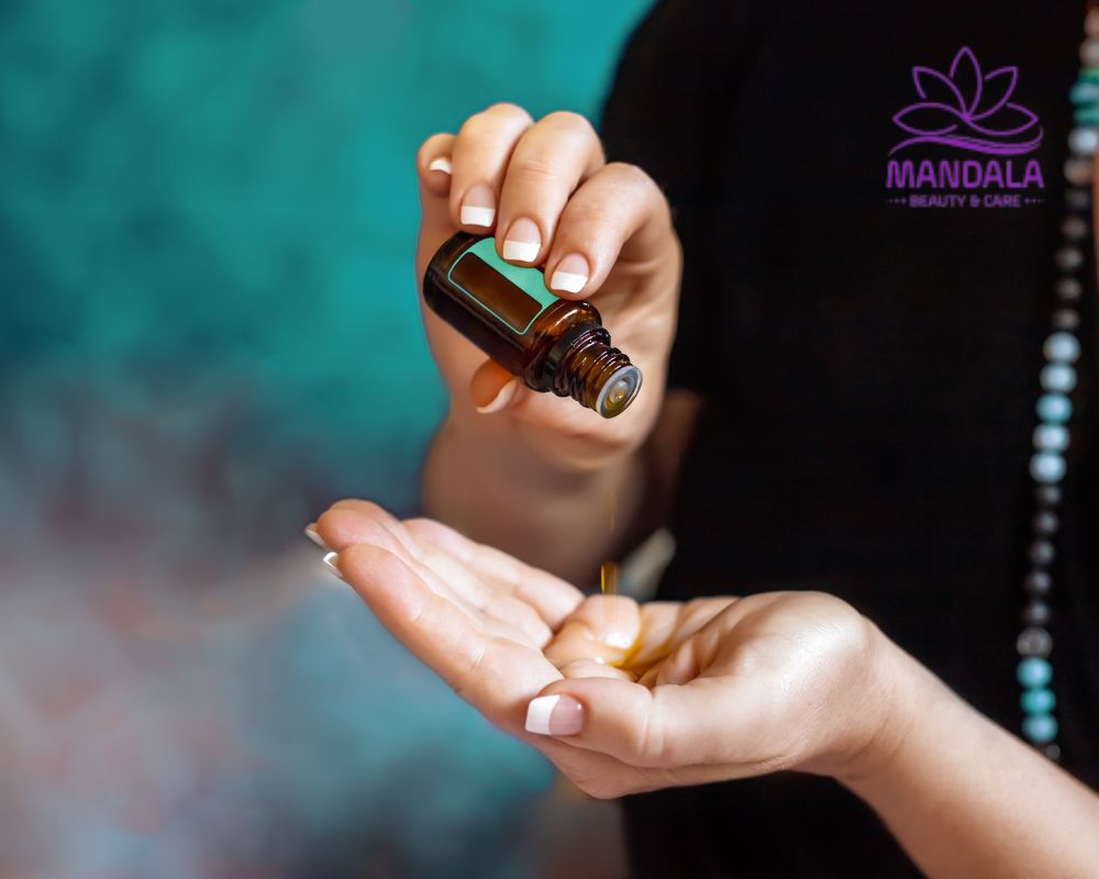 nước rửa tay khô với tinh dầu